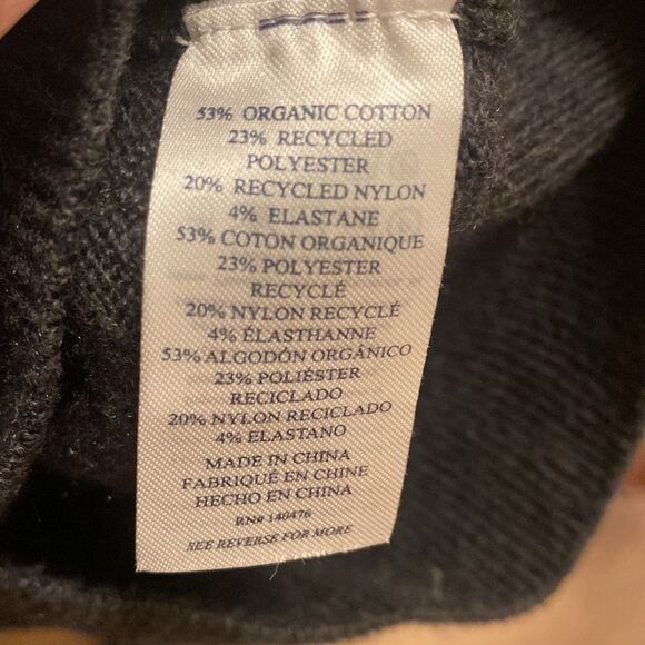 Faherty Sunwashed Crewneck Pullover Sweater Grey XXL | Organic Cotton Comfy Soft - Picture 4 of 4